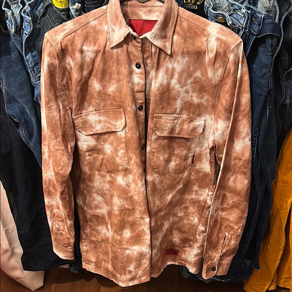 Caterpillar Men’s Tie-Dye Shirt Small